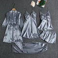 Pajamas Lace Suspender Nightdress Set of Five Multi Color Women's Sexy Pajamas Suspender Skirt Suit Beauty love Party Gift