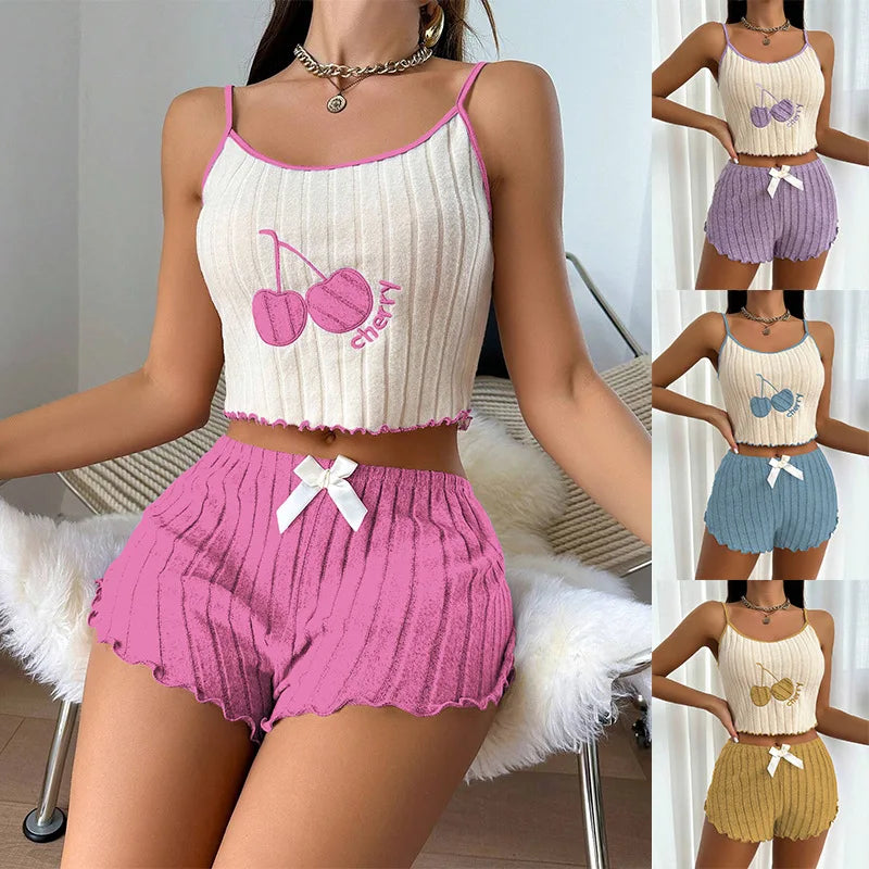 New Womens Summer Pijama Y2K