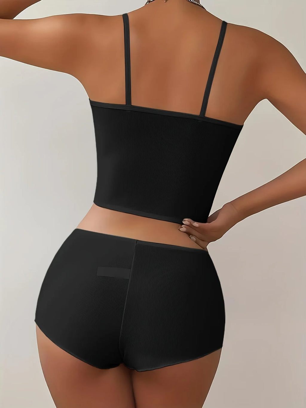 New models, European and American fashion. Skinny women's clothing, solid color home pajamas set, foreign trade export
