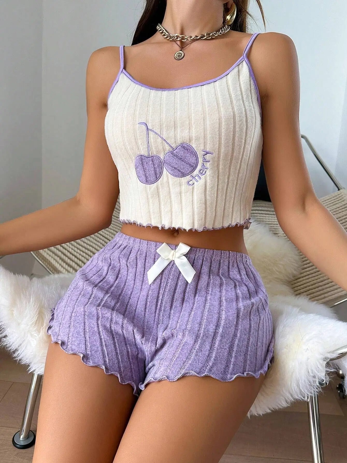 New Womens Summer Pijama Y2K